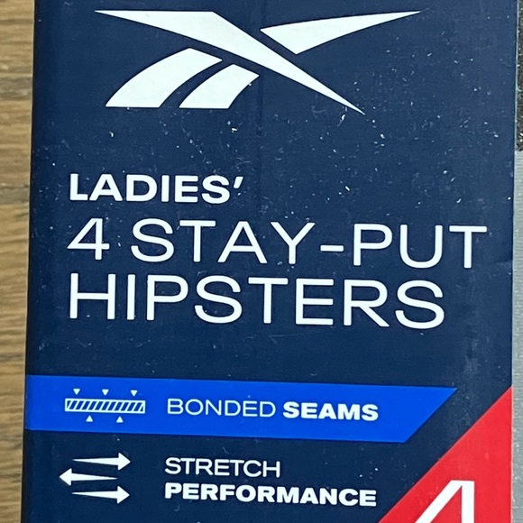 Reebok 4-pack Ladies Performance Hipster Medium - Picture 3 of 9